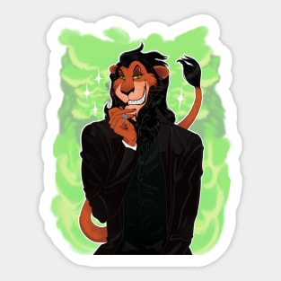 Scar in Suit Sticker